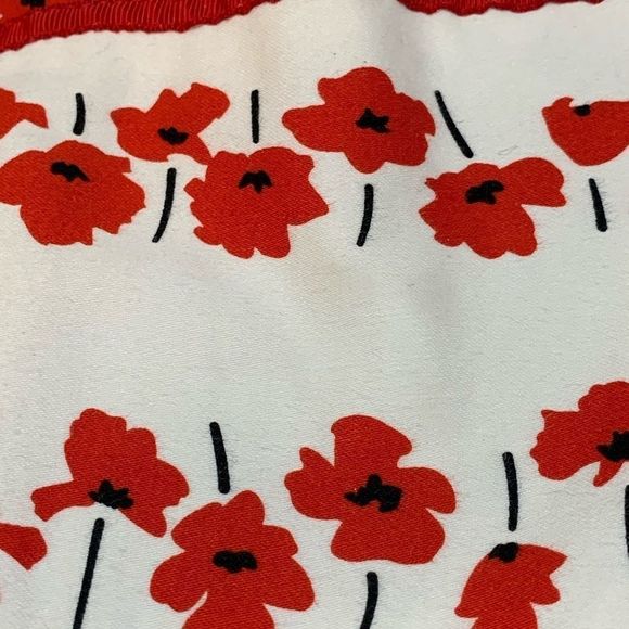 R & K Originals Summer Dress W/Poppy Print Size 8 - Picture 6 of 6